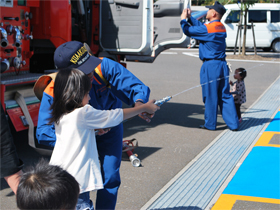 救急車両展示