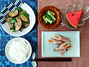 ”こうじ文化の町横手”　ご飯（写真）